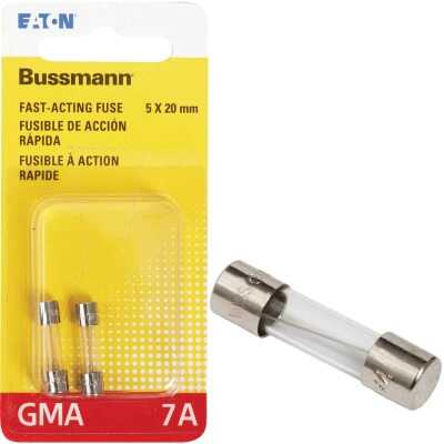Bussmann 7A GMA Glass Tube Electronic Fuse (2-Pack)